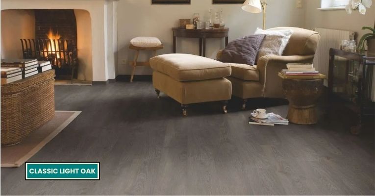 Classic Light Oak-Laminate Floor