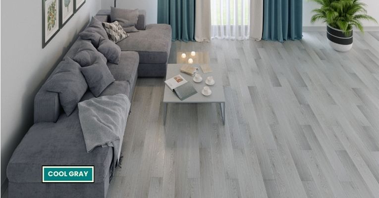 Cool gray Laminate Floor