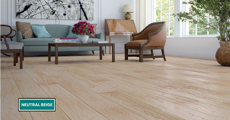 Neutral Beige Laminate Floor