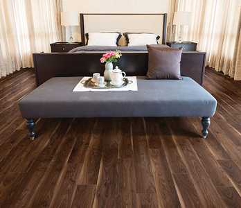 Walnut laminate flooring