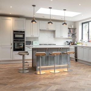 Kitchen Herringbone Flooring