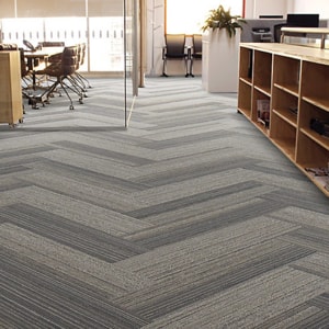 Office Herringbone Flooring